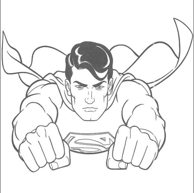 Superman kolorowanki